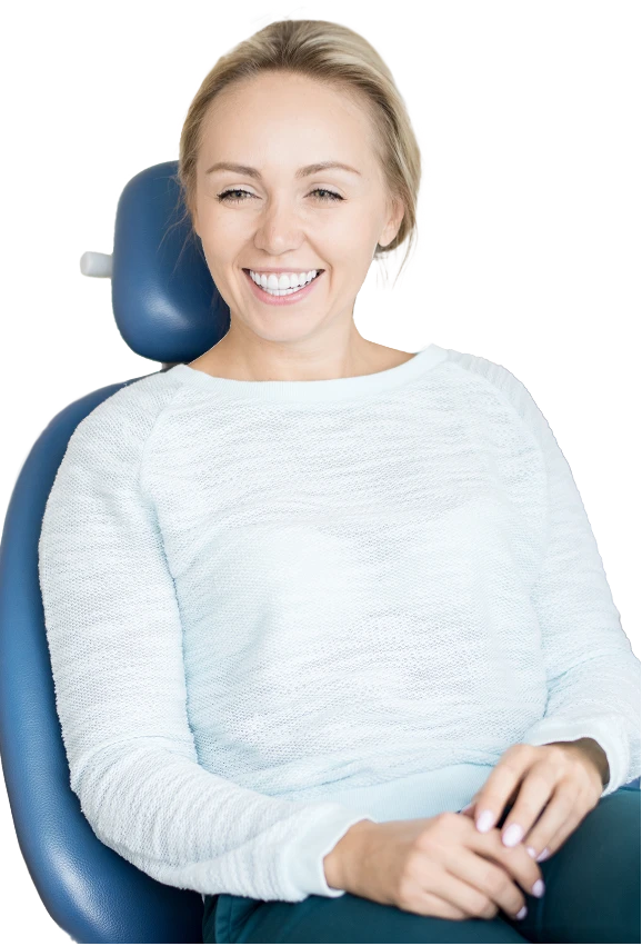 Smiling patient